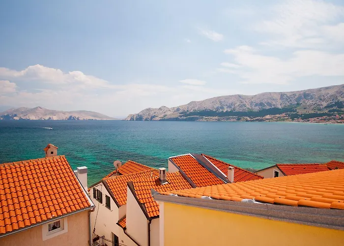 Apartmán Mit Meerblick Und Direkt Am Kristallklaren Baška